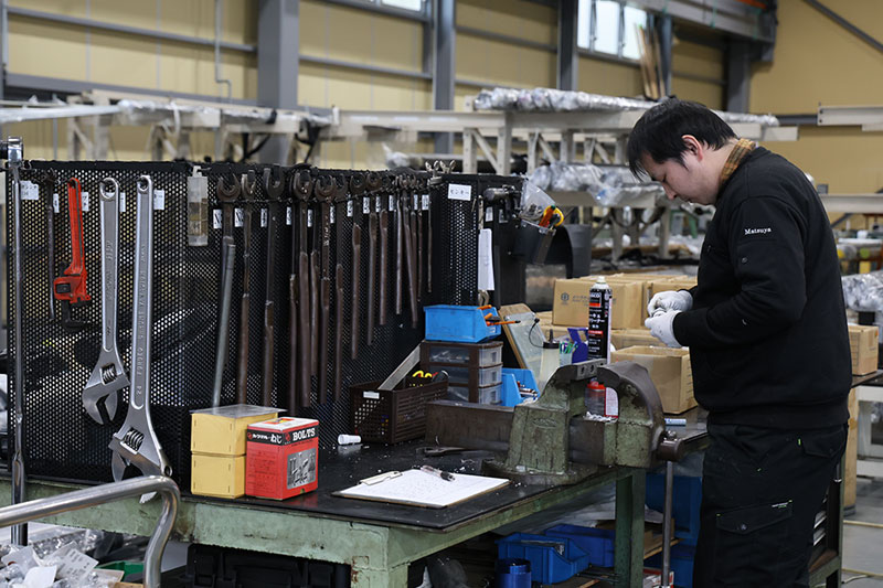 豊富な継手・部品ストック